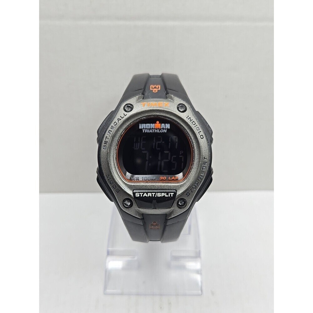 Timex Ironman Classic 30 Lap Watch 45mm Indiglo WR100M New Battery Quartz Mens